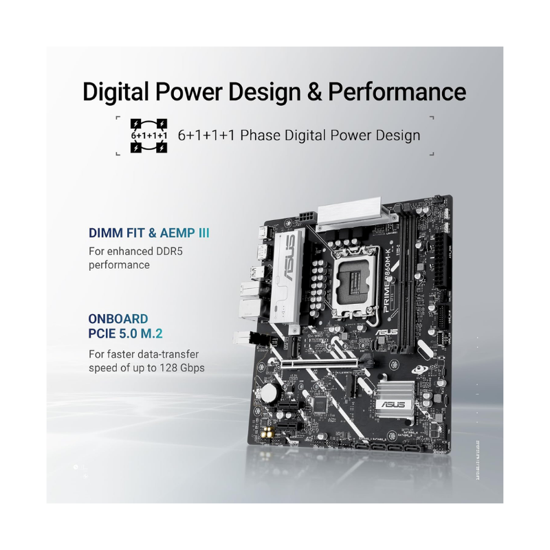 ASUS PRIME B860M-K LGA 1851 Motherboard
