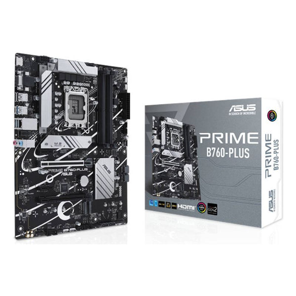 ASUS Prime B760-PLUS ATX Motherboard - Intel LGA 1700, B760, DDR5, PCIe 5.0