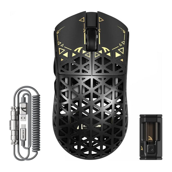 Attack Shark R5 Ultra Carbon Fiber 42000 DPI RGB Wireless Gaming Mouse – Black