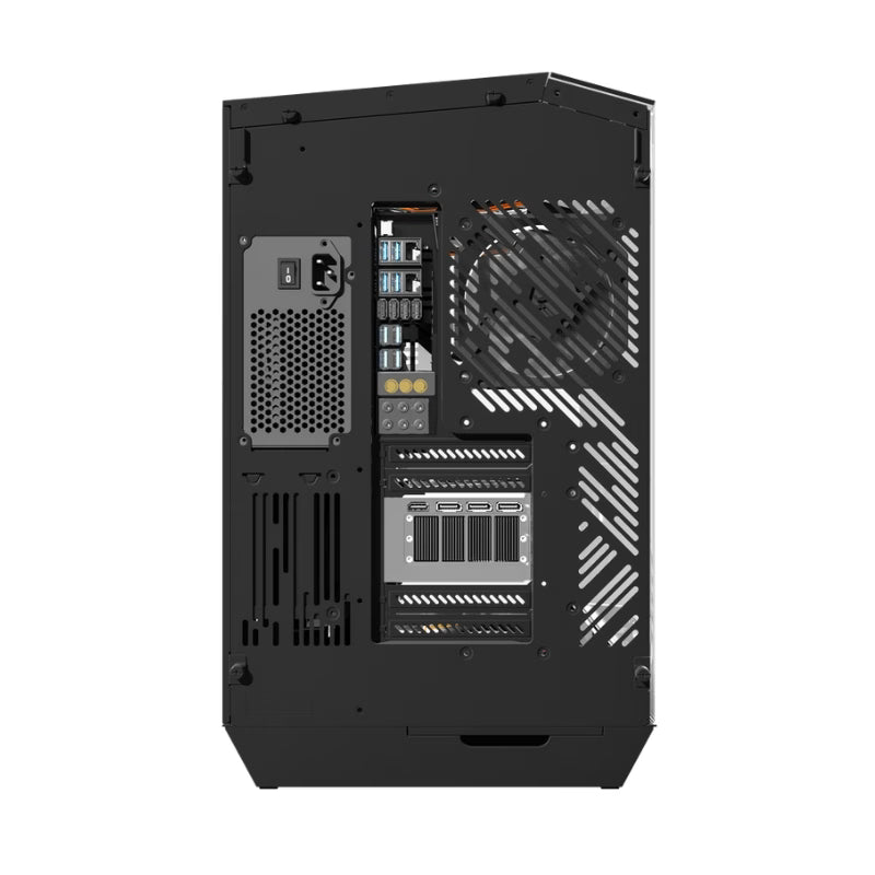 DarkFlash DY470 ATX Gaming PC Case With (4x Pre-installed ARGB fans) - Black