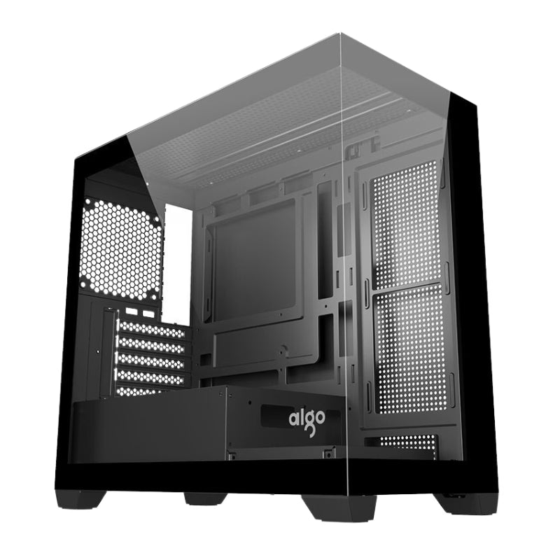 DARKFLASH AIGO C218M M-ATX PC Case (with no fans) - BLACK