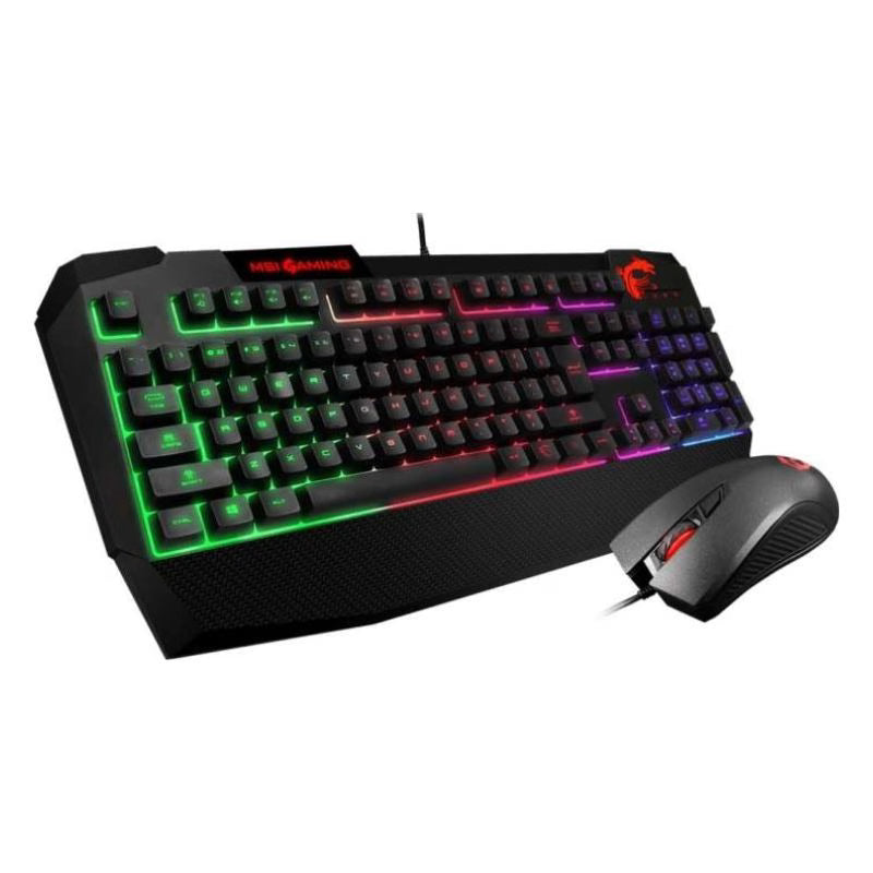 MSI VIGOR GK40 COMBO, RGB Gaming Keyboard, Clutch GM10 Gaming Mouse - Black