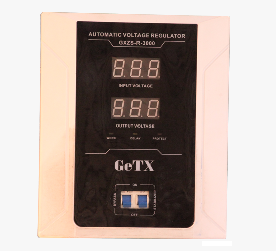 منظم فولتية أوتوماتيكي GeTX بريليه 3000 فولت أمبير، GXZS-R-3000