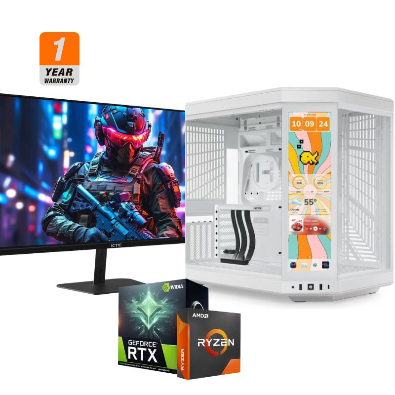 Adam Smasher Gaming PC - AMD Ryzen 9 9950X3D, ASUS ROG Astral RTX 5090 32GB, 64GB (4×16) 6400MHz DDR5, AGI AI818 1TB NVMe M.2 2280 Gen4 SSD