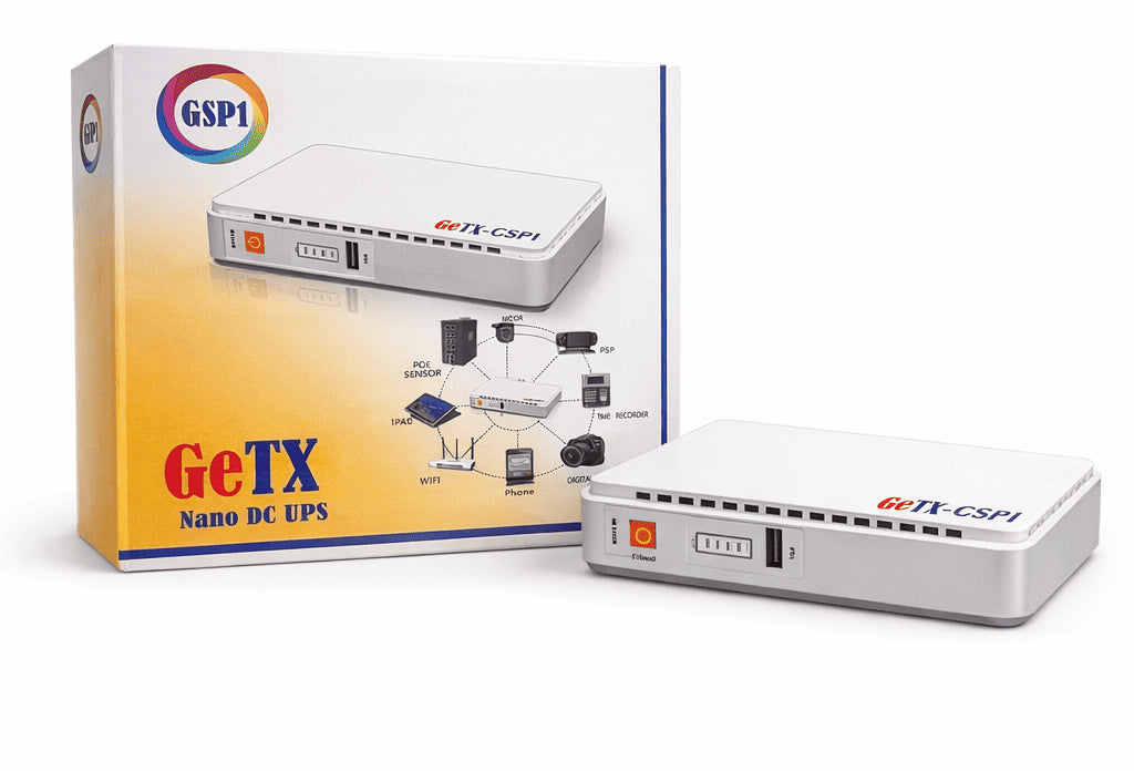 MINI DC UPS 18W GeTX GSP1 Lithium battety 2200mah*4 DC Out 9V/12V - 15V/24V. GeTX-GSP1