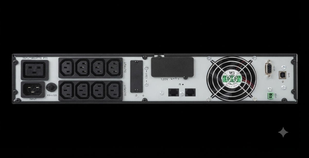 UPS Getx 3KV ONLine حامل بالخزانة، GXK-1-1-3-RTO
