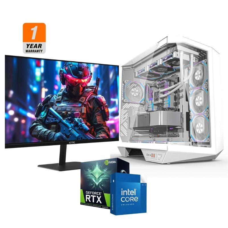Ghost Rider Gaming PC - Intel Core i7-14700KF, Sapphire PULSE RX 9070XT 16GB, Anacomda 32GB DDR5 6000Mhz, AGI AI818 1TB NVMe M.2 2280 Gen4 SSD
