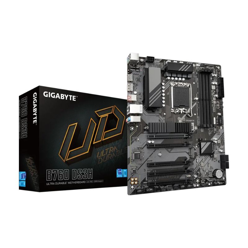 Gigabyte B760 DS3H DDR5 Intel LGA 1700 mATX Motherboard