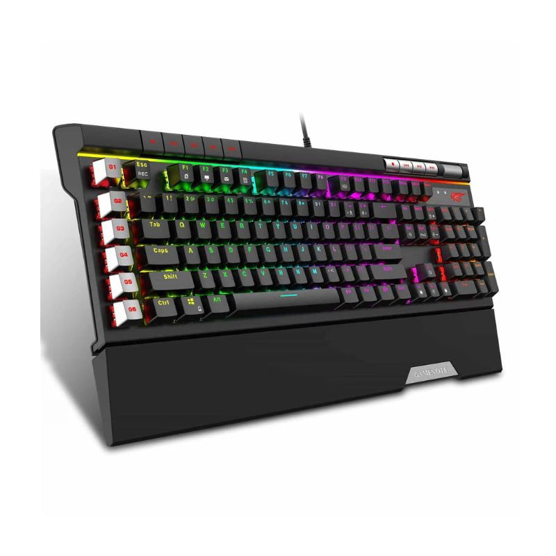 HAVIT HV-KB462L Mechanical Gaming Keyboard, RGB Backlights - Black