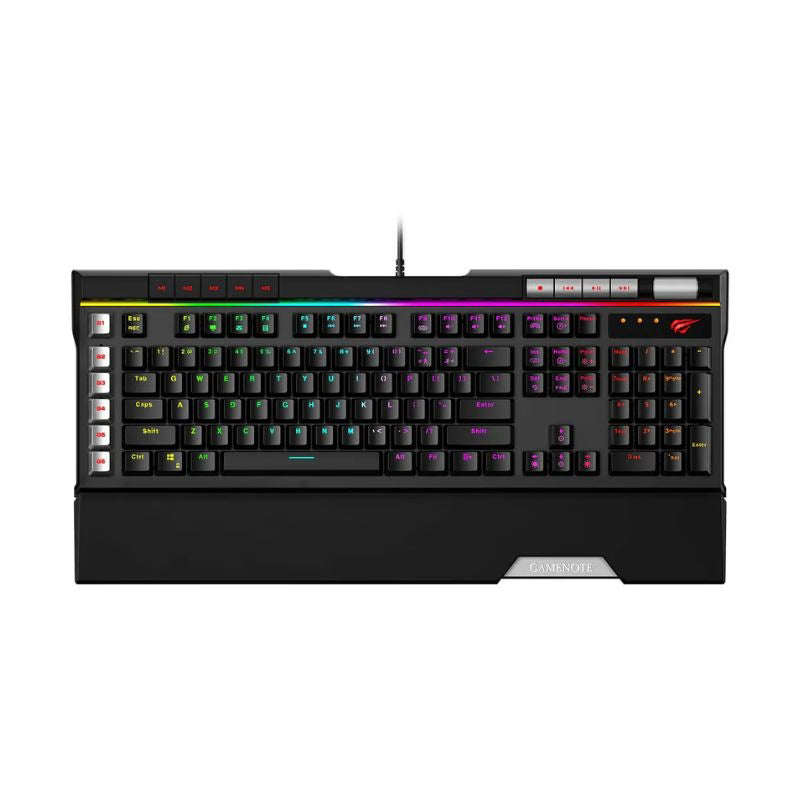 HAVIT HV-KB462L Mechanical Gaming Keyboard, RGB Backlights - Black