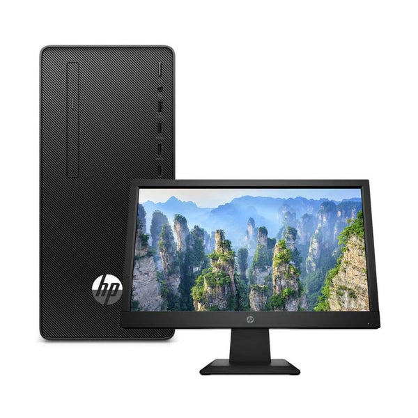 HP PRO TOWER 290 G9 Desktop PC - Intel Core i5-12400, 4GB RAM, 1TB HDD, DOS + HP Monitor P204V 19.5-inch