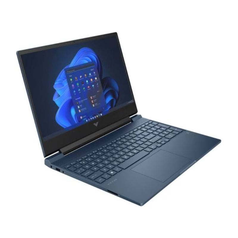 HP VICTUS 15-FA1163DX Gaming Laptop - Intel Core i7-12650H, 15.6-inch FHD IPS, 512GB SSD, 16GB RAM, RTX 4050 6GB Graphics, Windows 11, Performance Blue