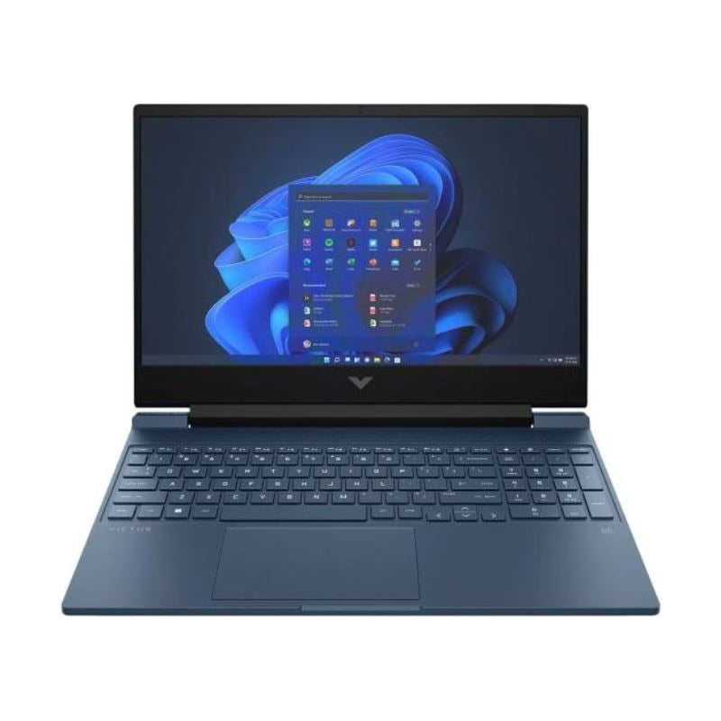 HP VICTUS 15-FA1163DX Gaming Laptop - Intel Core i7-12650H, 15.6-inch FHD IPS, 512GB SSD, 16GB RAM, RTX 4050 6GB Graphics, Windows 11, Performance Blue