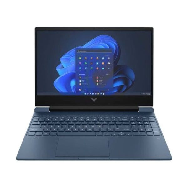 HP VICTUS 15-FA1163DX Gaming Laptop - Intel Core i7-12650H, 15.6-inch FHD IPS, 512GB SSD, 16GB RAM, RTX 4050 6GB Graphics, Windows 11, Performance Blue
