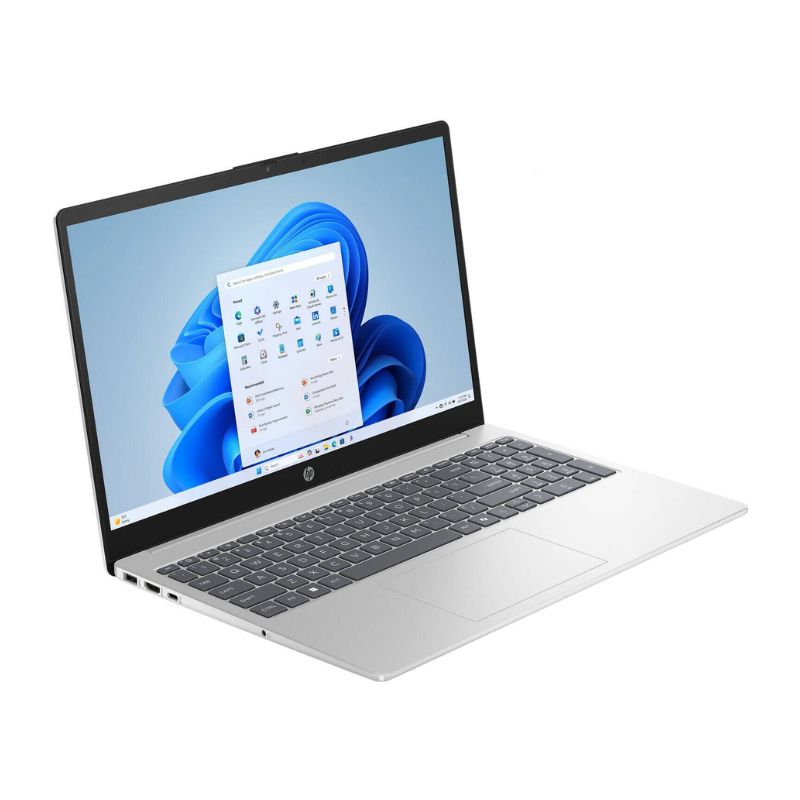 لابتوب HP 15-FC0146DX بشاشة لمس - معالج AMD Ryzen 5-7520U, ذاكرة وصول عشوائي (RAM) 8 جيجابايت, قرص صلب (SSD) سعة 512 جيجابايت, شاشة 15.6 بوصة عالية الدقة بالكامل (FHD), ويندوز 11, فضي طبيعي