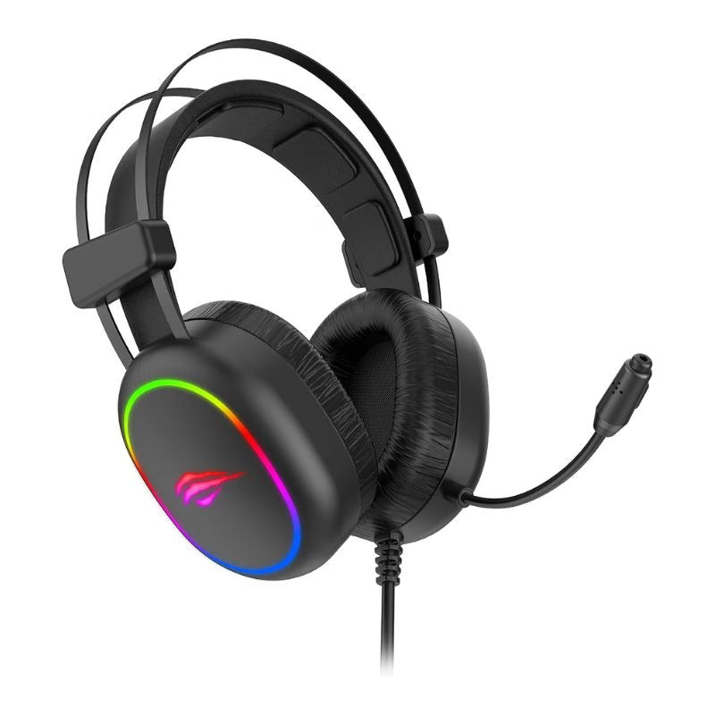 Havit H2016D RGB Wired, Surround Sound Gaming Headset with Mic – Black