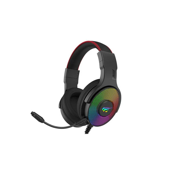 Havit H2028U RGB, 7.1 USB Surround Sound Gaming Headset with Mic - Black