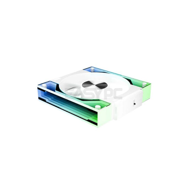 Jungle Leopard Interstellar V3 ARGB 120mm Reversible Fan - White