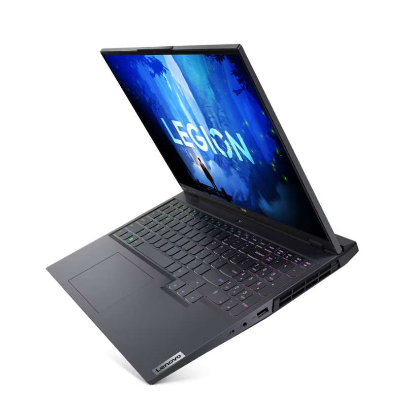Lenovo Legion 5 Pro 16IRX8 – i7-13650HX, 16 جيجابايت رام, 1 تيرابايت اس اس دي, RTX 4060, 16 بوصة WQXGA 240 هرتز, DOS, رمادي أونيكس