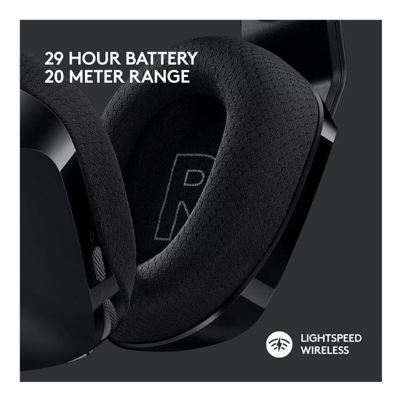 سماعة الألعاب اللاسلكية Logitech G733 LIGHTSPEED RGB – أسود