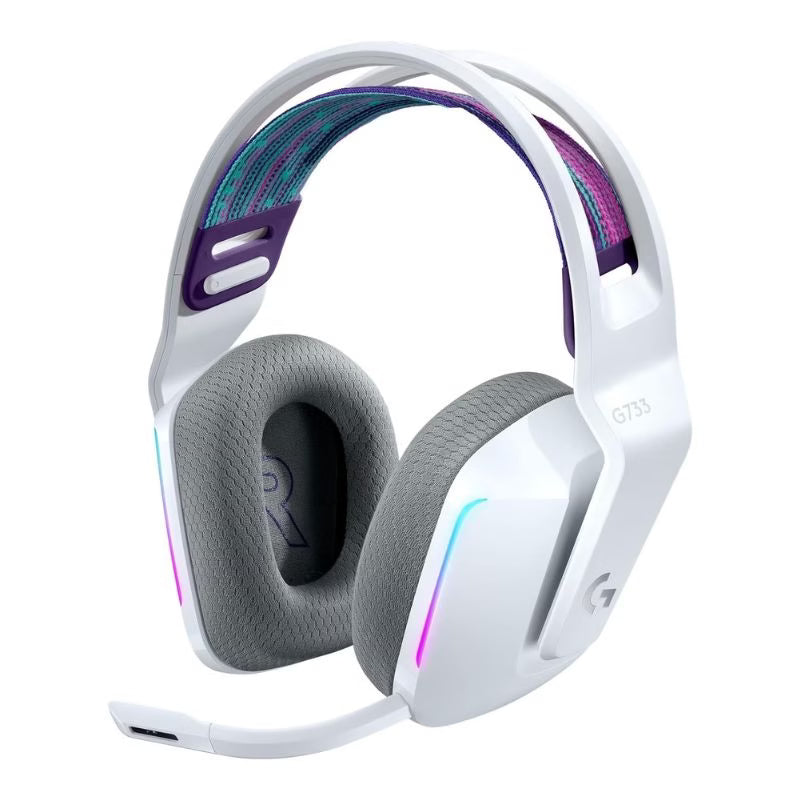 Logitech G733 LIGHTSPEED Wireless RGB Gaming Headset – White