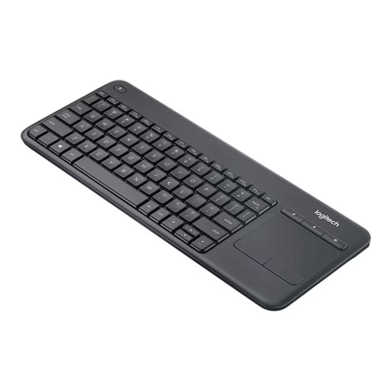 Logitech K400 Plus Wireless Touch Keyboard – Black