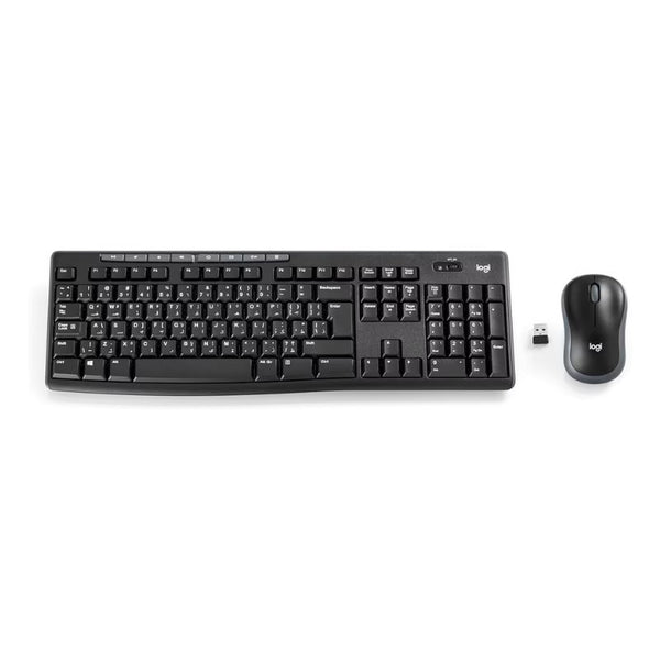 Logitech MK270 Wireless Combo Keyboard and Mouse – Black