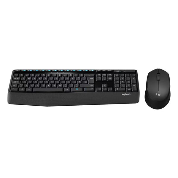 Logitech MK345 Wireless Combo Keyboard and Mouse – Black