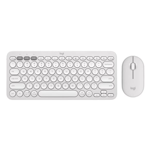 Logitech Pebble 2 Combo Wireless Gaming Keyboard and Mouse – White