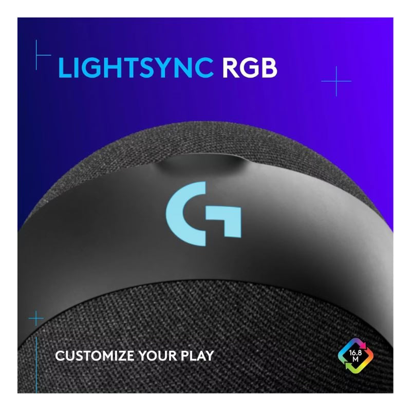 ميكروفون لوجيتك يتي أورب مكثف بتقنية RGB – أسود
