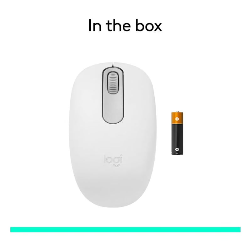 Logitech M196 Bluetooth Wireless Mouse – White