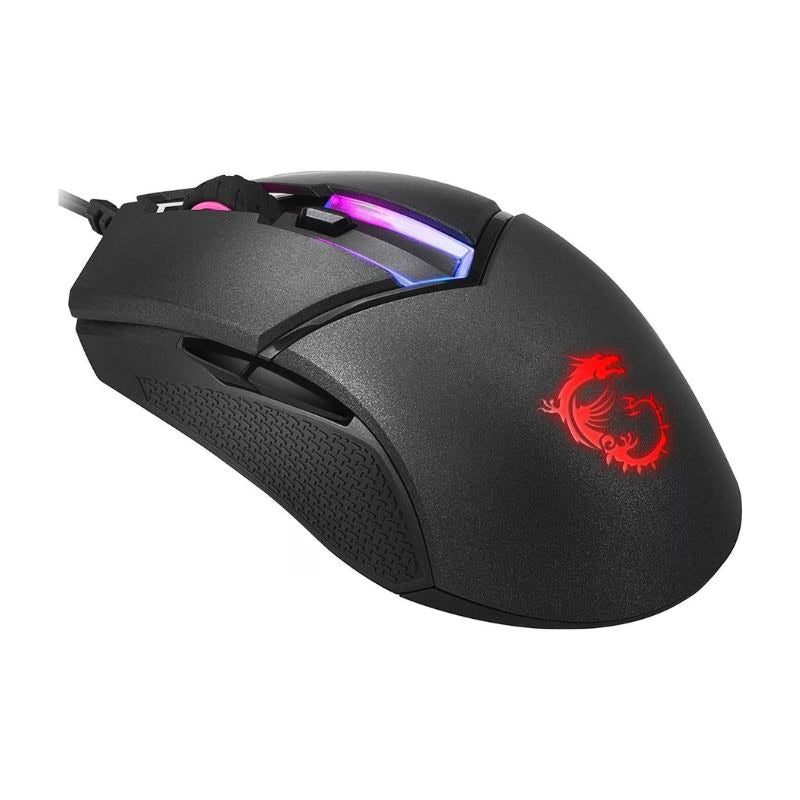 ماوس الألعاب السلكي MSI Clutch GM30، إضاءة RGB - أسود