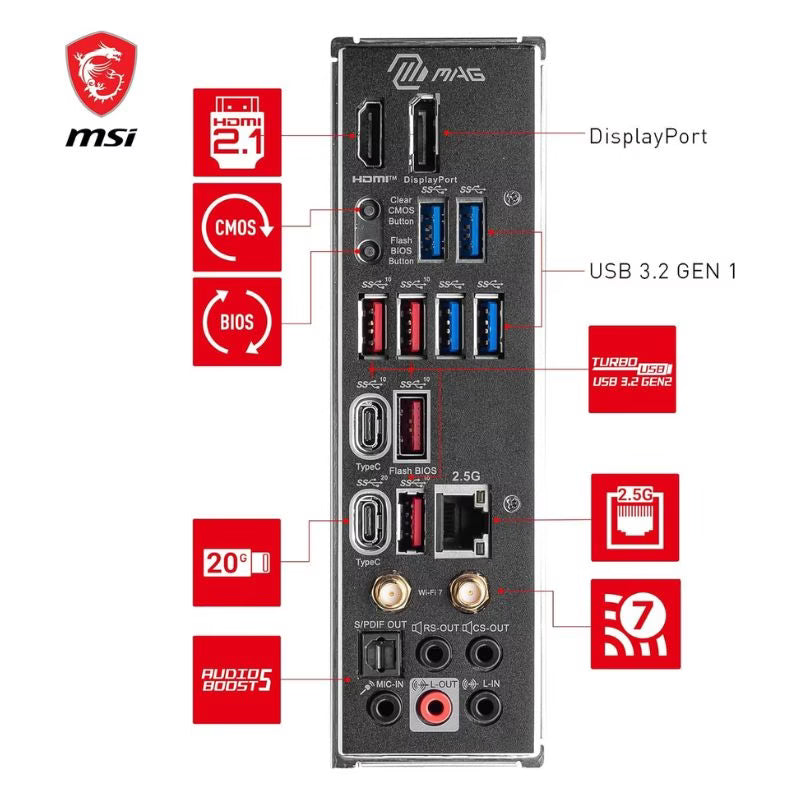 MSI MAG Z790 Tomahawk WiFi Gaming Motherboard – ATX