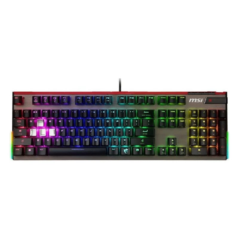 MSI VIGOR GK80 RGB Mechanical Gaming Keyboard - Black