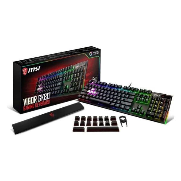 MSI VIGOR GK80 RGB Mechanical Gaming Keyboard - Black