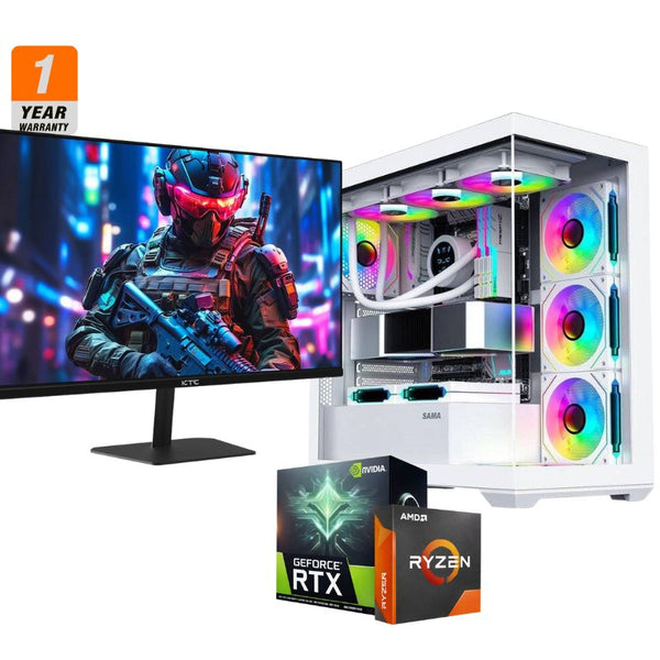 Nova Strike Gaming PC - AMD Ryzen 5 7600X, PNY RTX 5060 8GB OC, Anacomda 16GB DDR5 6000Mhz, AGI AI818 1TB NVMe M.2 2280 Gen4 SSD