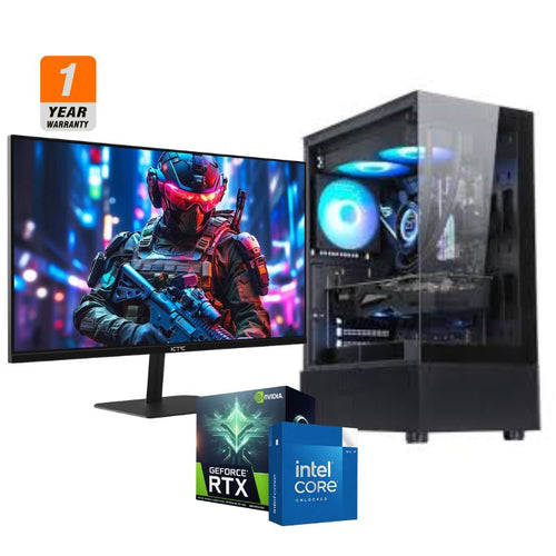 Akkadia Gaming PC - Intel Core i5-11400F, PNY RTX 5060 8GB OC, 16GB LEXAR 3200HZ DDR4, AGI AI818 1TB NVMe M.2 2280 Gen4 SSD