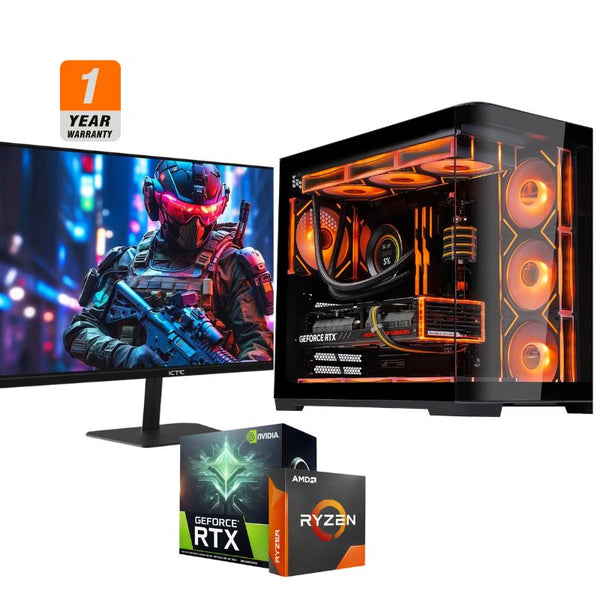 Mohave Gaming PC - AMD Ryzen 7 7700, Zotac Gaming RTX 5070 Solid OC 12GB, Anacomda 16GB DDR5 6000Mhz, AGI AI818 1TB NVMe M.2 2280 Gen4 SSD