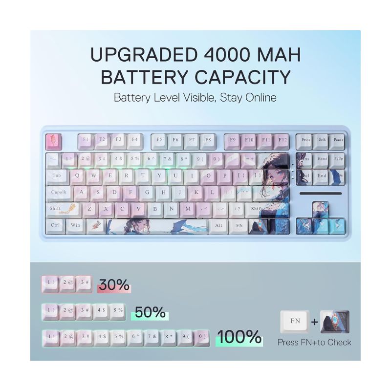 Redragon ANTONIUM PRO K728AK Wireless Mechanical Gaming Keyboard (Bluetooth)