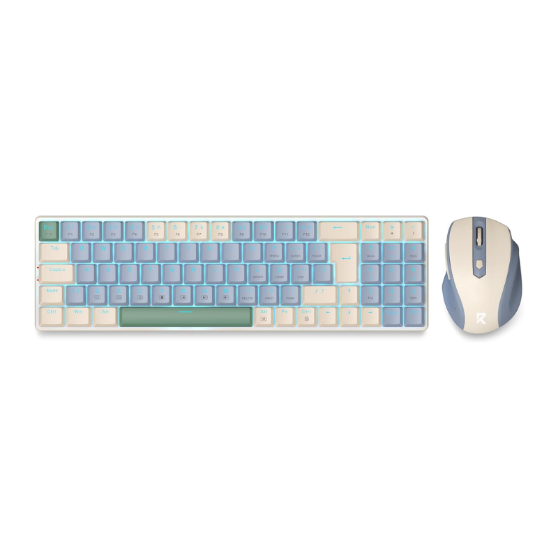 Redragon BS-8772CB Mechanical Keyboard + Mouse Combo Wireless