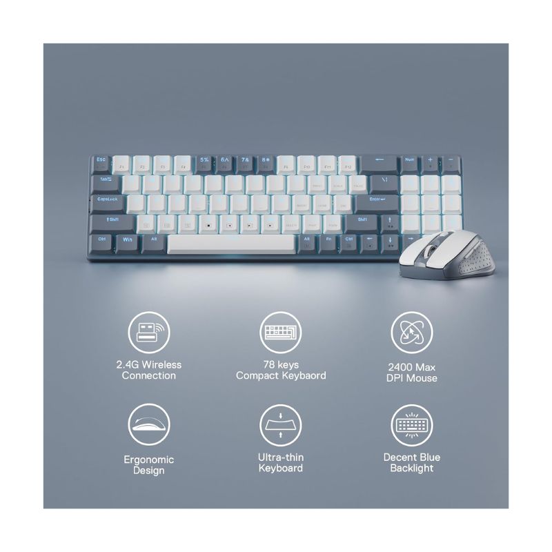 Redragon BS-8772GW Wireless Mechanical Combo