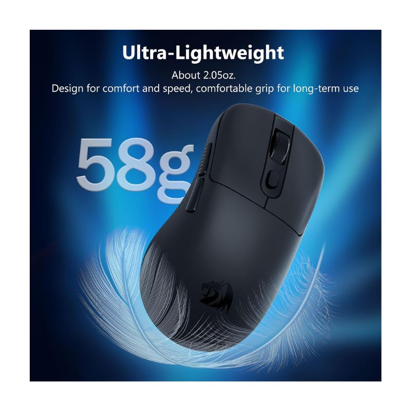Redragon JABNS M818 Tri-Mode Wireless Gaming Mouse