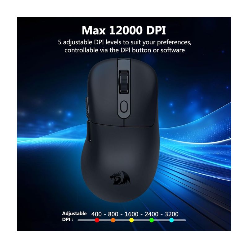 Redragon JABNS M818 Tri-Mode Wireless Gaming Mouse