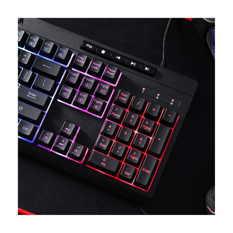 Redragon K512 SHIVA RGB – Black Wired Membrane Gaming Keyboard