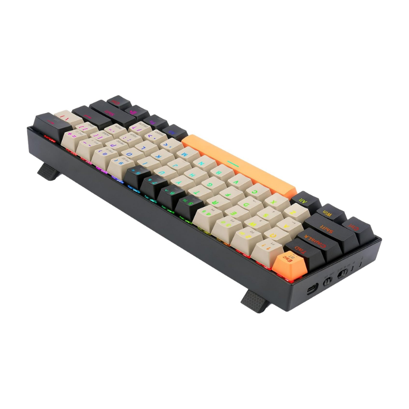 Redragon K530RGB-PRO Draconic – Orange/Gray/Black Wireless Mechanical Gaming Keyboard (Bluetooth)