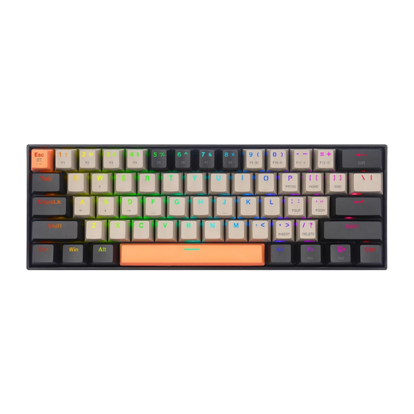 Redragon K530RGB-PRO Draconic – OrangeGrayBlack Wireless Gaming Keyboard