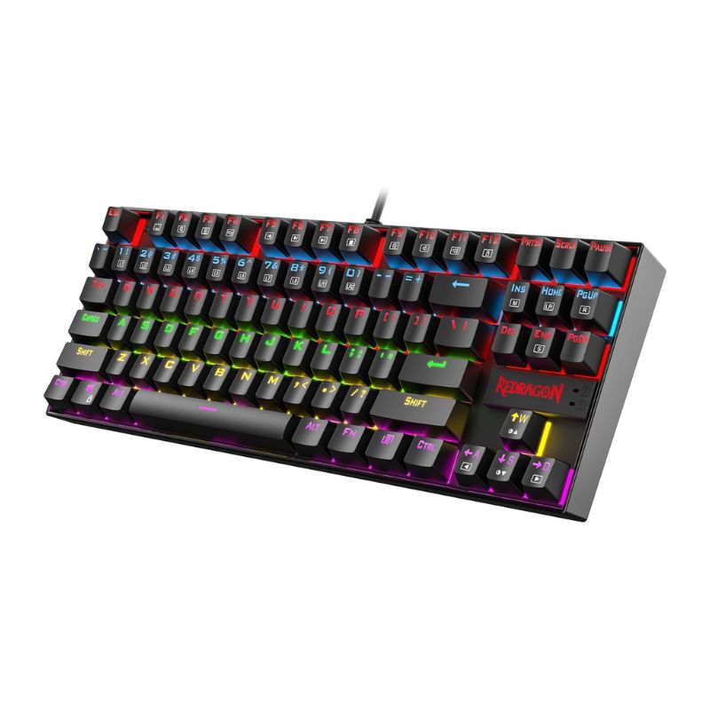 Redragon K552 RGB Arabic – Black Wired Gaming Keyboard