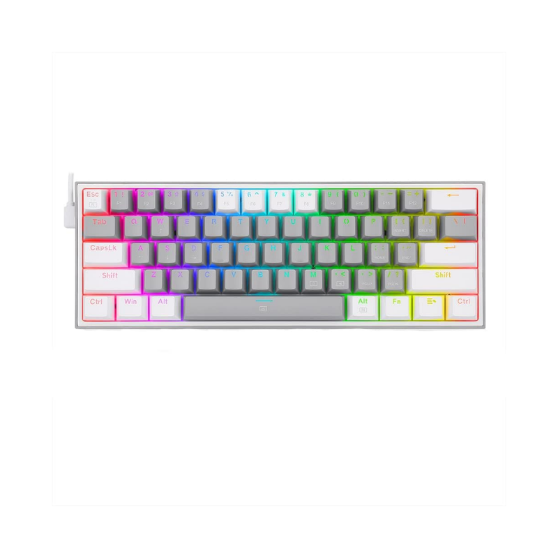 Redragon K617 FIZZ GrayWhite Wired Gaming Keyboard