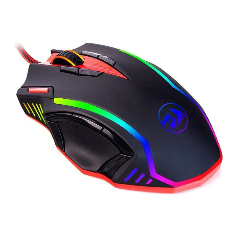 Redragon Samsara M902 RGB Gaming Mouse, 12400 DPI, 19 Programmable Buttons, Black