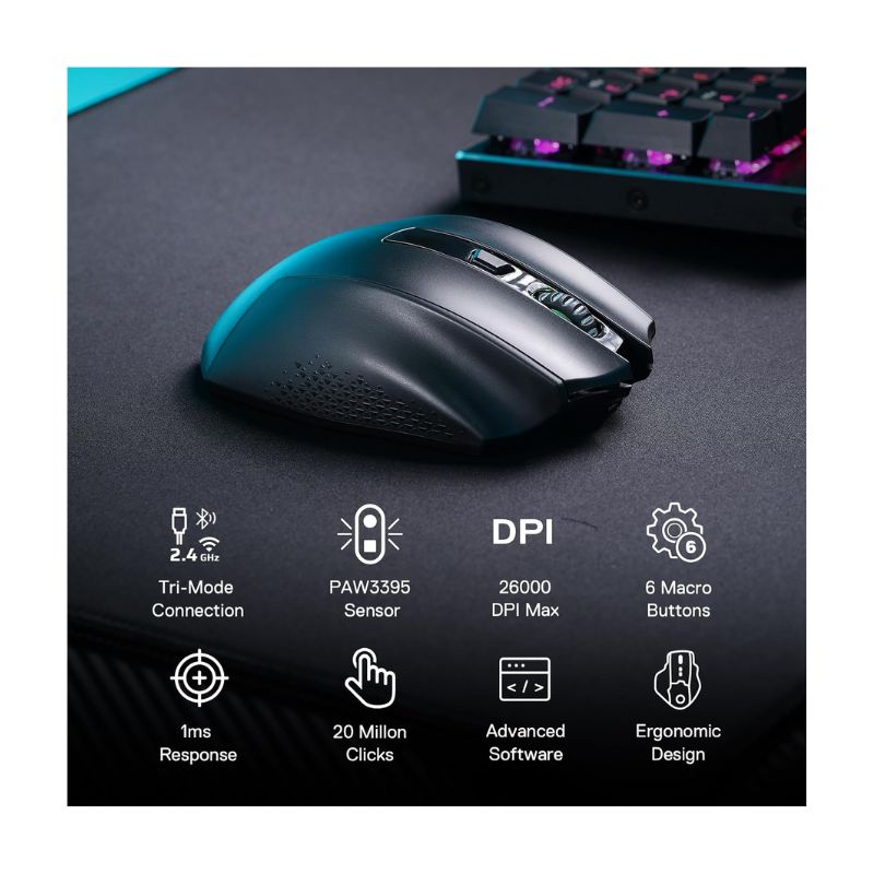 Redragon M994 WOKI Wireless Gaming Mouse